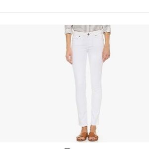 Paige Skyline White Denim Jeans